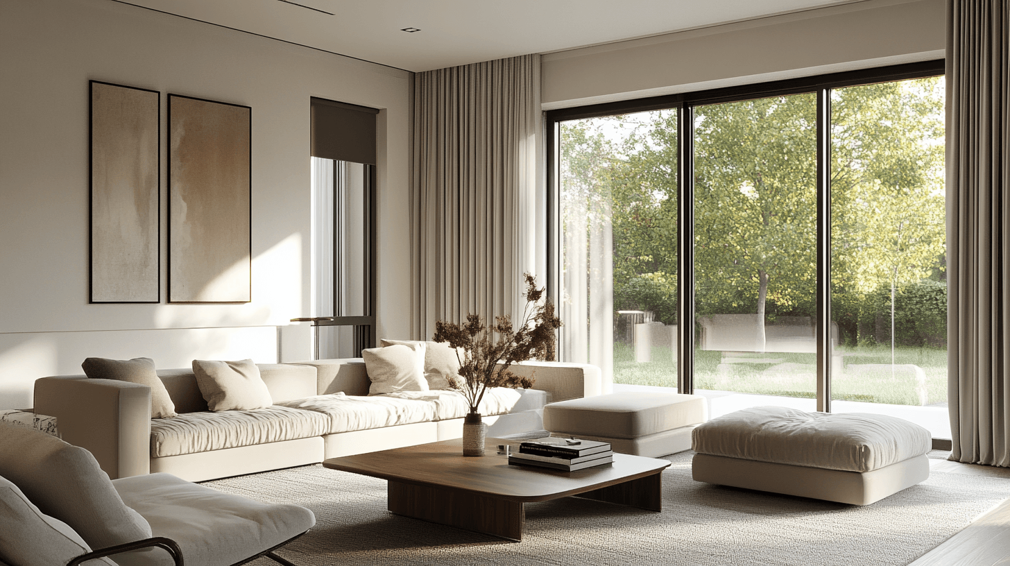Wohnzimmer im modernen Stil: Klare Linien und minimalistische Details