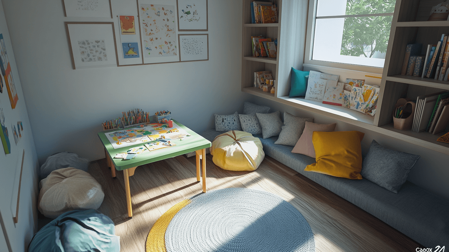 Spielbereiche und kreative Zonen schaffen