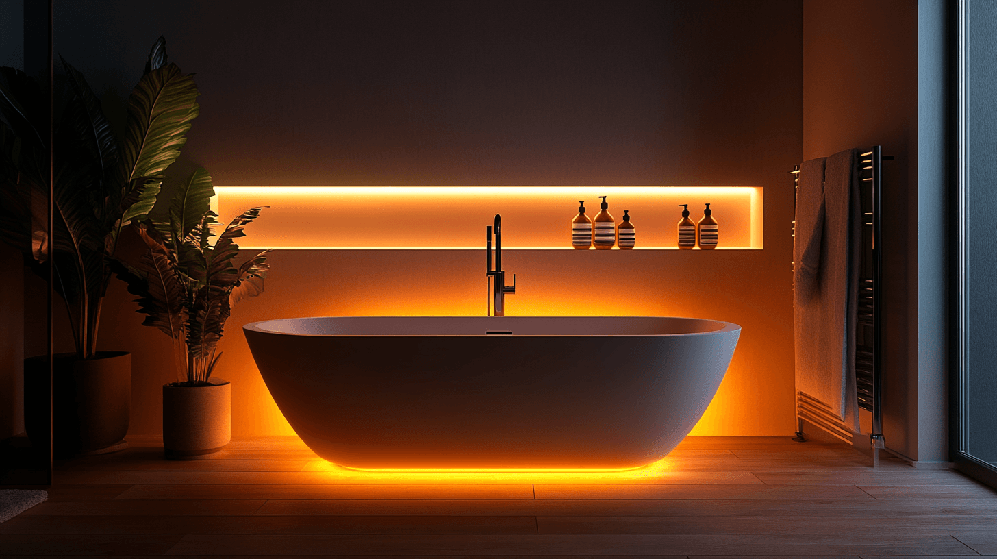 Luxus und Entspannung: Das Badezimmer mit freistehender Badewanne