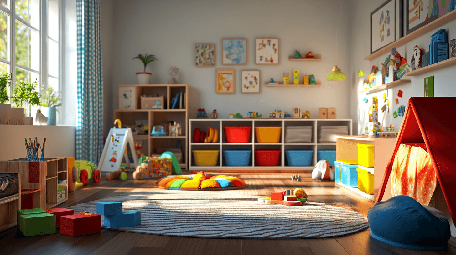 Kinderzimmer: Kreativität und Ordnung vereint