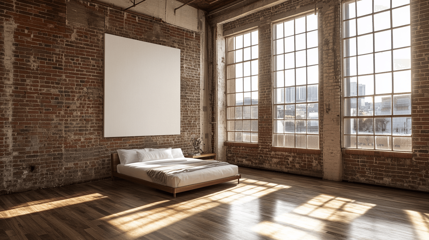 Möbel für das Loft-Schlafzimmer