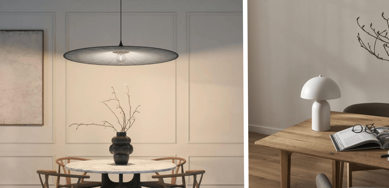 Lampen in runden Formen