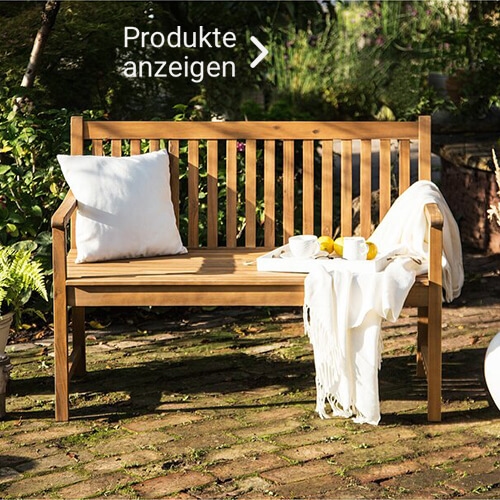 Gartenbank aus Holz 