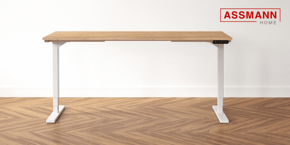 Höhenverstellbarer Schreibtisch von Assmann Home