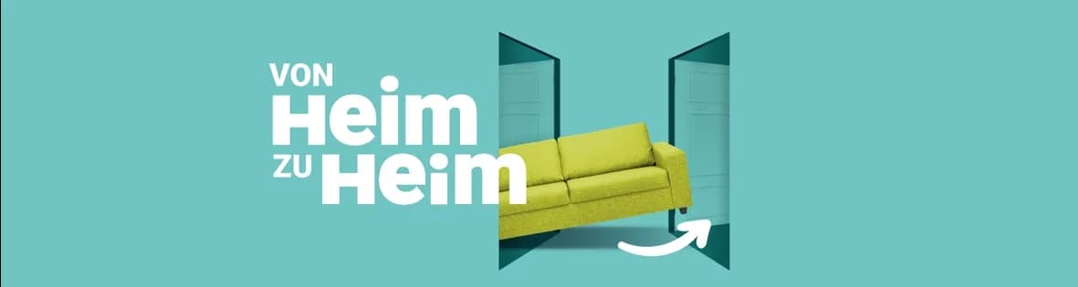 Banner "Von Heim zu Heim"