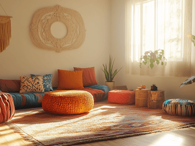Wohnaccessoires im Boho-Stil: Farbenfroh und gemütlich