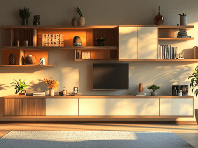 Ordnung mit Stil: Schrankwände für dein Wohnzimmer