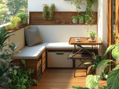 Möbel für kleine Balkone: Stilvoll und platzsparend