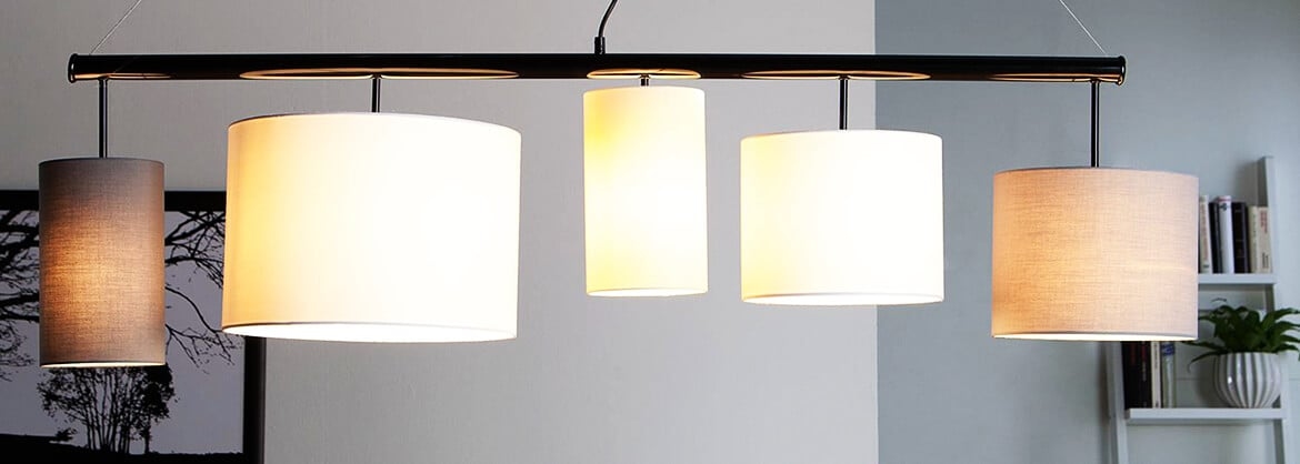 Richtige Beleuchtung über dem Esstisch