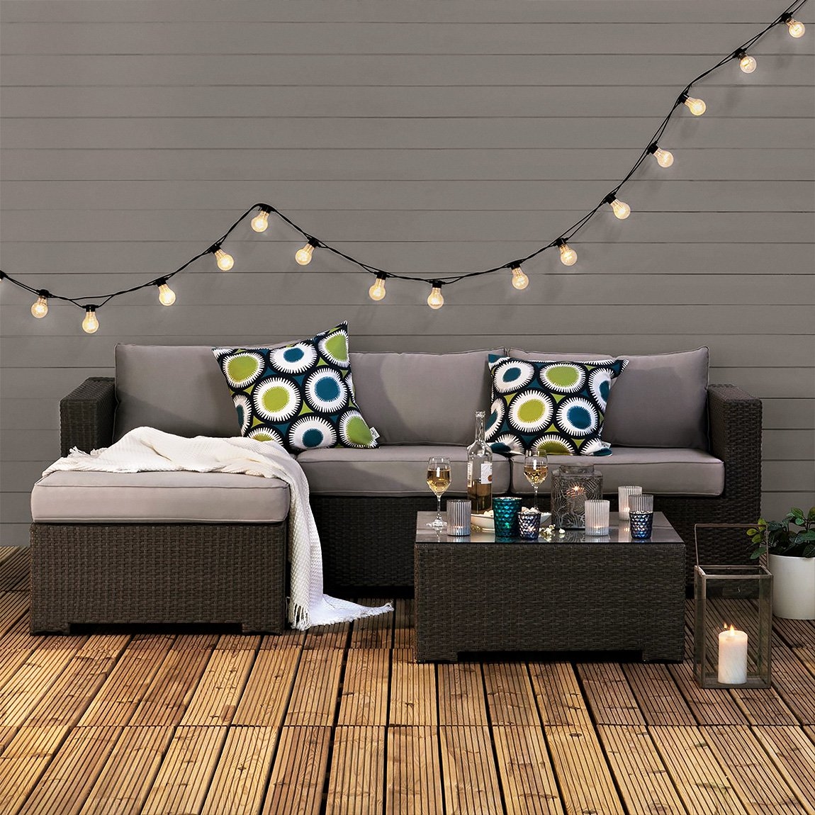 Der beste Platz für Loungemöbel im Garten