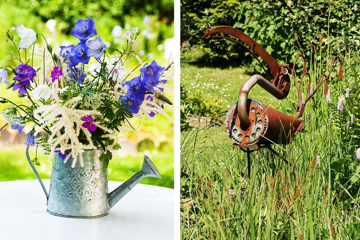 Gartendeko aus Metall
