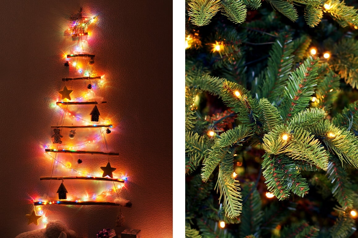 Lichterkette für den Weihnachtsbaum