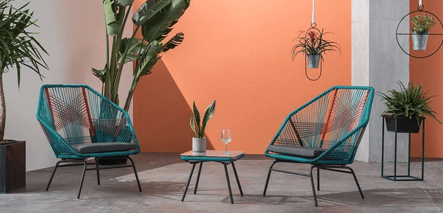 Stylische Gartensets aus Kunststoff