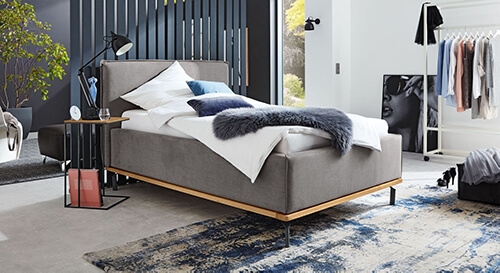 Gemütliches Einzelbett in 120x200 cm